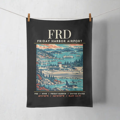 FRD - Poster - Towel - Black