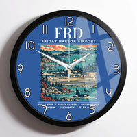 Thumbnail for FRD - Poster - Wall Clock Framed - Blue