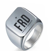 Thumbnail for Friday Harbor Airport (FRD) Rings - Ring - Silver