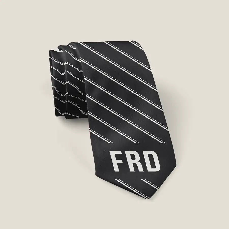 Friday Harbor Airport (FRD) Ties - Tie - Stripe - Black