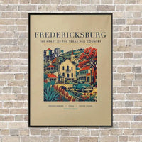 Thumbnail for FREDERICKSBURG - Poster - Canvas Framed - Beige