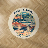 Thumbnail for Forlì Airport (FRL) Carpets - Carpet Round - Badge - Beige V2