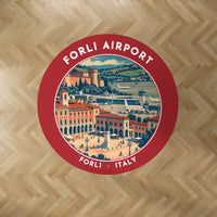 Thumbnail for Forlì Airport (FRL) Carpets - Carpet Round - Badge - Red V2
