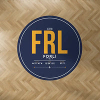 Thumbnail for Forlì Airport (FRL) Carpets - Carpet Round - ID Tag - Dark Blue V2