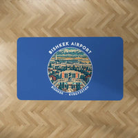 Thumbnail for Manas International Airport (FRU) Carpets - Carpet Rectangle - Badge - Blue V2