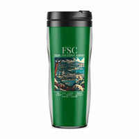 Thumbnail for Figari Sud-Corse Airport (FSC) Travel Mugs - Poster - Plastic (No Holder) - Green