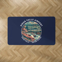 Thumbnail for Sioux Falls Regional Airport (Joe Foss Field) (FSD) Carpets - Carpet Rectangle - Badge - Dark Blue V2