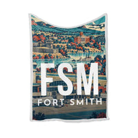 Thumbnail for Fort Smith Regional Airport (FSM) Bedding Sets & Blankets - Blanket - Scene