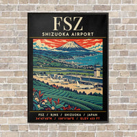 Thumbnail for FSZ - Poster - Canvas Framed - Black