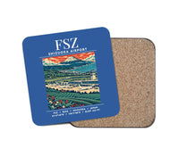 Thumbnail for FSZ - Poster - Coaster - Blue