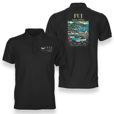 FUJ - Poster - Double-Side Polo - Black