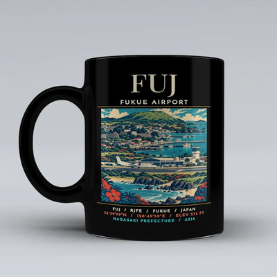 FUJ - Poster - Mug - Black