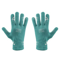 Thumbnail for Fukuoka Airport (FUK) Gloves - Gloves - Full - Pattern - Turquoise