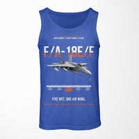 Thumbnail for F A-18E F Buddy Tanker design on blue tank top