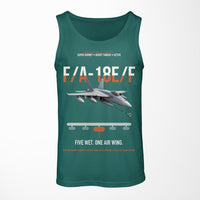 Thumbnail for F A-18E F Buddy Tanker design on green tank top