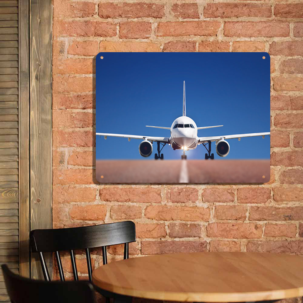 Face to Face with Airbus A320 Printed Metal Sign