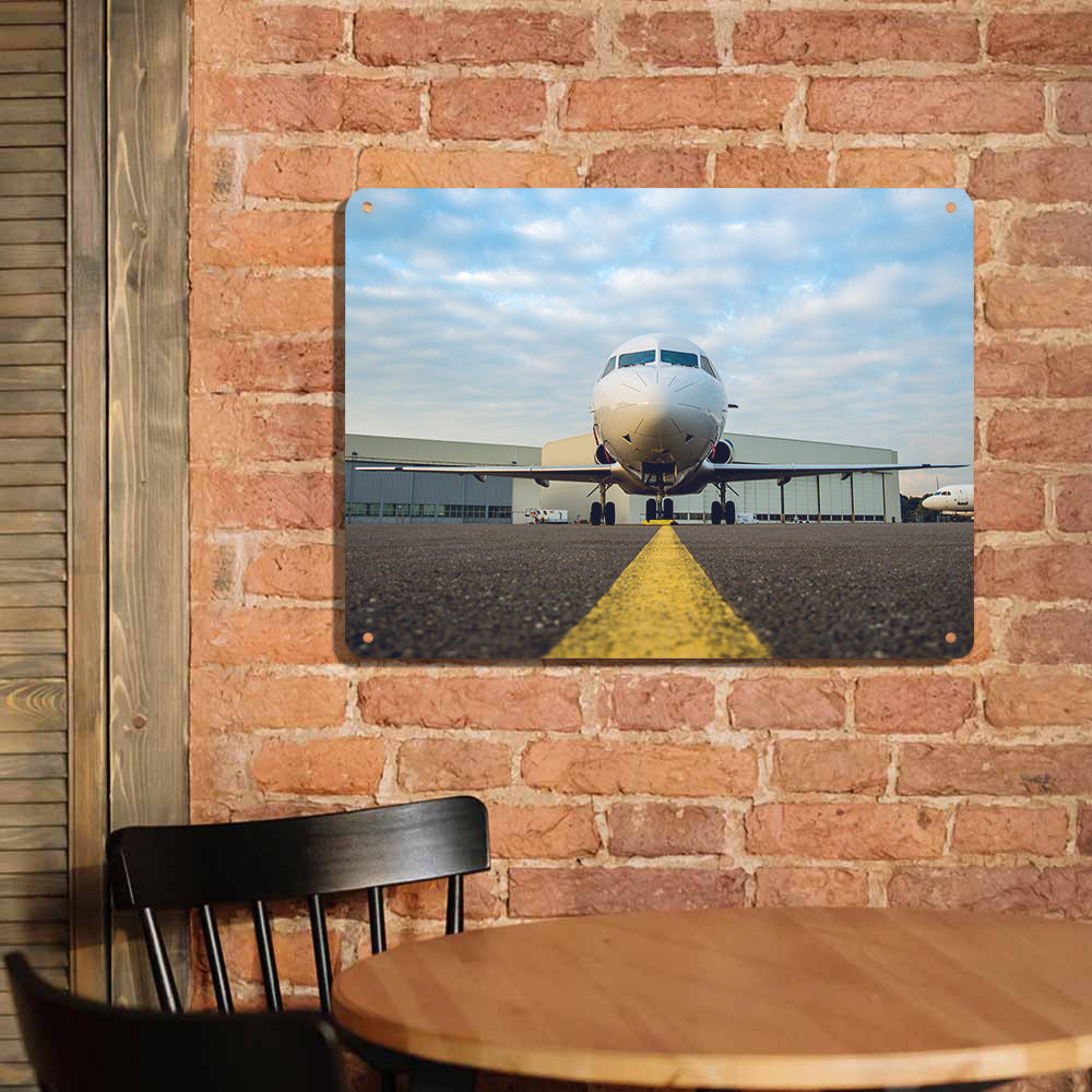 Face to Face with Beautiful Jet Printed Metal Sign