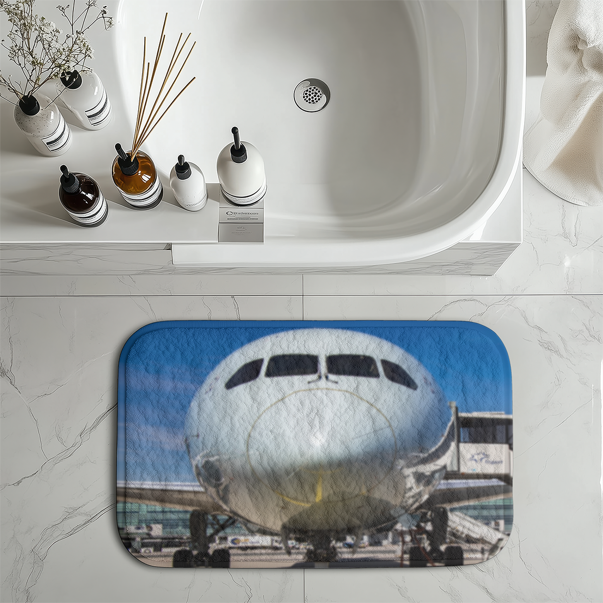 Face to Face with Boeing 787 Designed Bath Mats