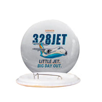 Thumbnail for Fairchild Dornier 328JET - Cartoon - Pin - Light Gray