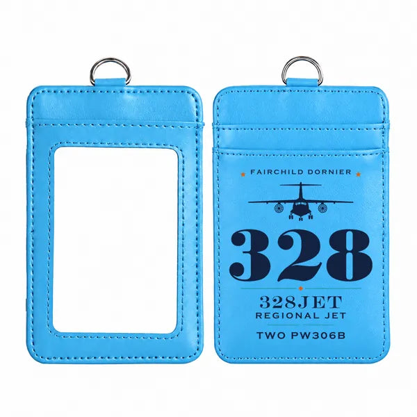 Fairchild Dornier 328JET - Heritage - ID Card Holder - Blue