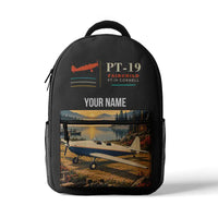 Thumbnail for Fairchild PT-19 Cornell - 3D Backpack - Gray + Name