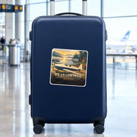 Thumbnail for Fairchild PT-19 Cornell - 3D + Name - Square Sticker - Suitcase