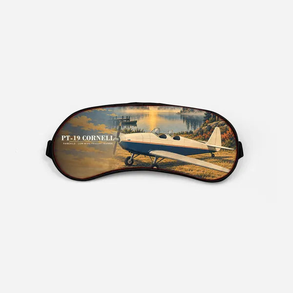 Fairchild PT-19 Cornell - 3D - Sleep Mask - Full Print