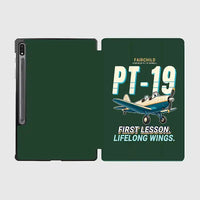 Thumbnail for Fairchild PT-19 Cornell - Cartoon - Samsung Tablet - Dark Green