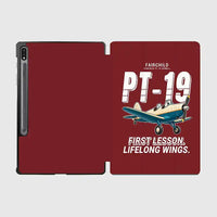 Thumbnail for Fairchild PT-19 Cornell - Cartoon - Samsung Tablet - Dark Red
