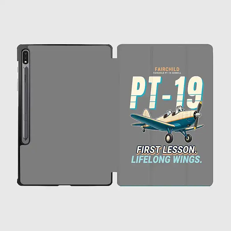 Fairchild PT-19 Cornell - Cartoon - Samsung Tablet - Gray