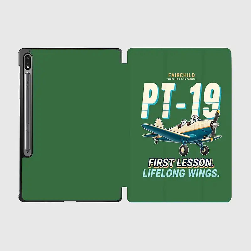 Fairchild PT-19 Cornell - Cartoon - Samsung Tablet - Green