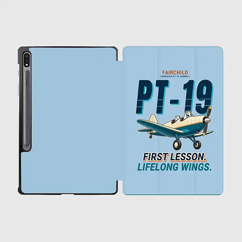 Fairchild PT-19 Cornell - Cartoon - Samsung Tablet - Light Blue