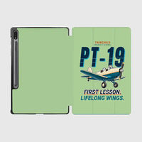 Thumbnail for Fairchild PT-19 Cornell - Cartoon - Samsung Tablet - Light Green
