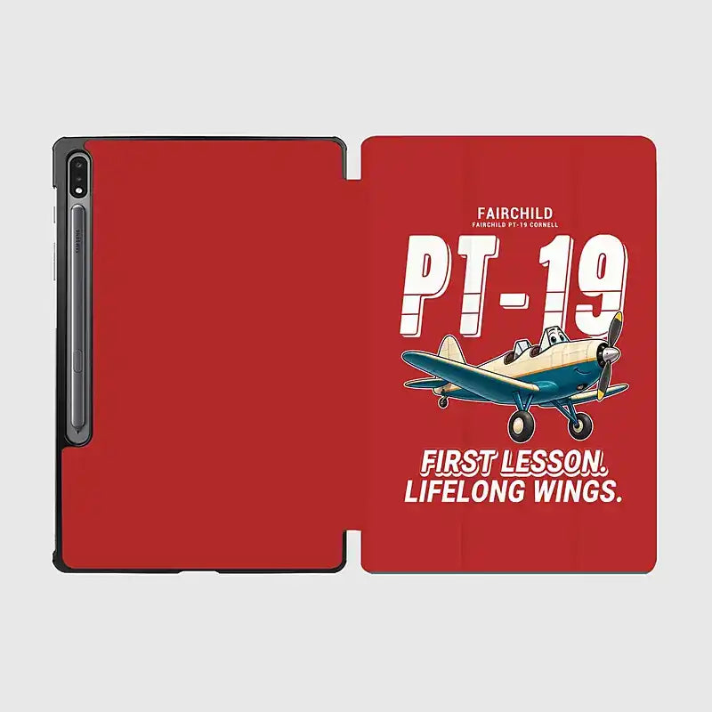 Fairchild PT-19 Cornell - Cartoon - Samsung Tablet - Red