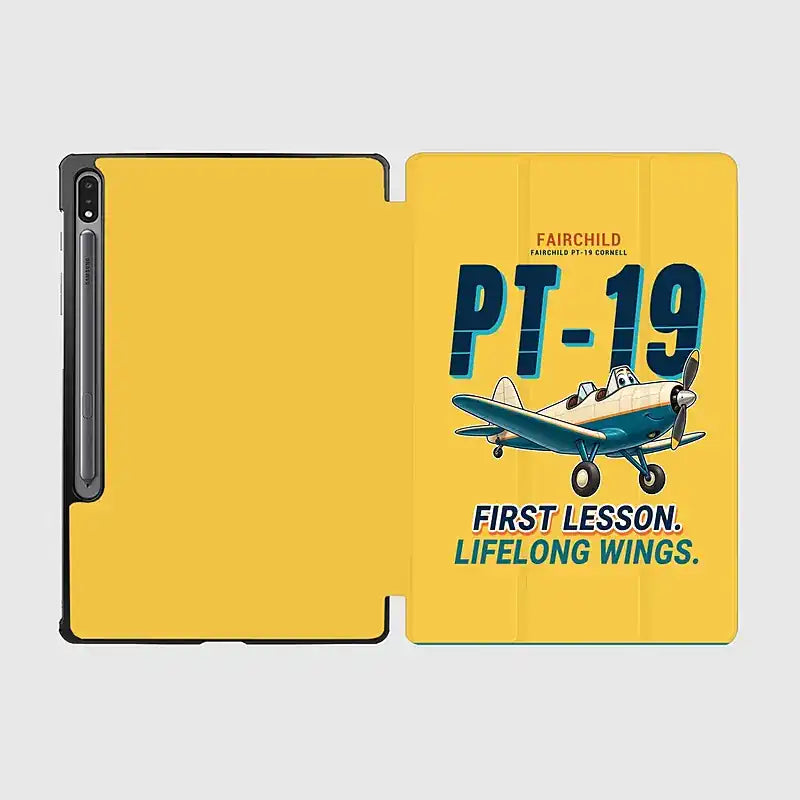 Fairchild PT-19 Cornell - Cartoon - Samsung Tablet - Yellow