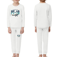 Thumbnail for Fairchild PT-19 Cornell - Children Pajamas - Original Chest - White