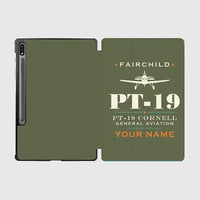 Thumbnail for Fairchild PT-19 Cornell - Heritage + Name - Samsung Tablet - Green Army
