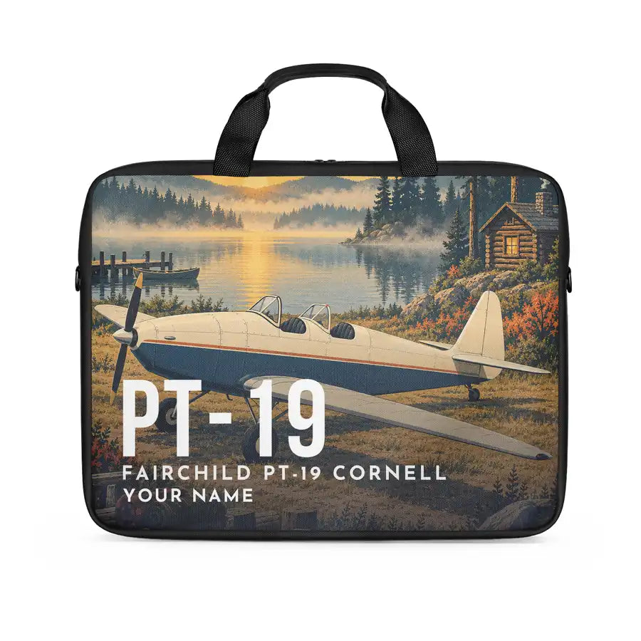Fairchild PT-19 Cornell - Laptop Bag + Name