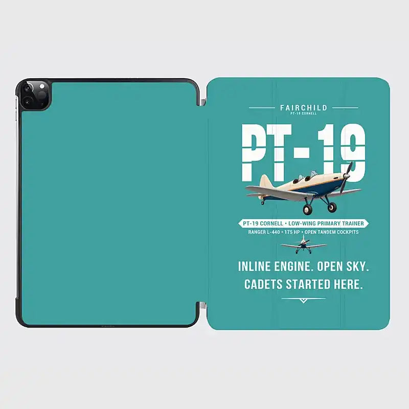 Fairchild PT-19 Cornell - Original - iPad Case - Turquoise