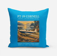 Thumbnail for Fairchild PT-19 Cornell - Poster - Pillow - Turquoise