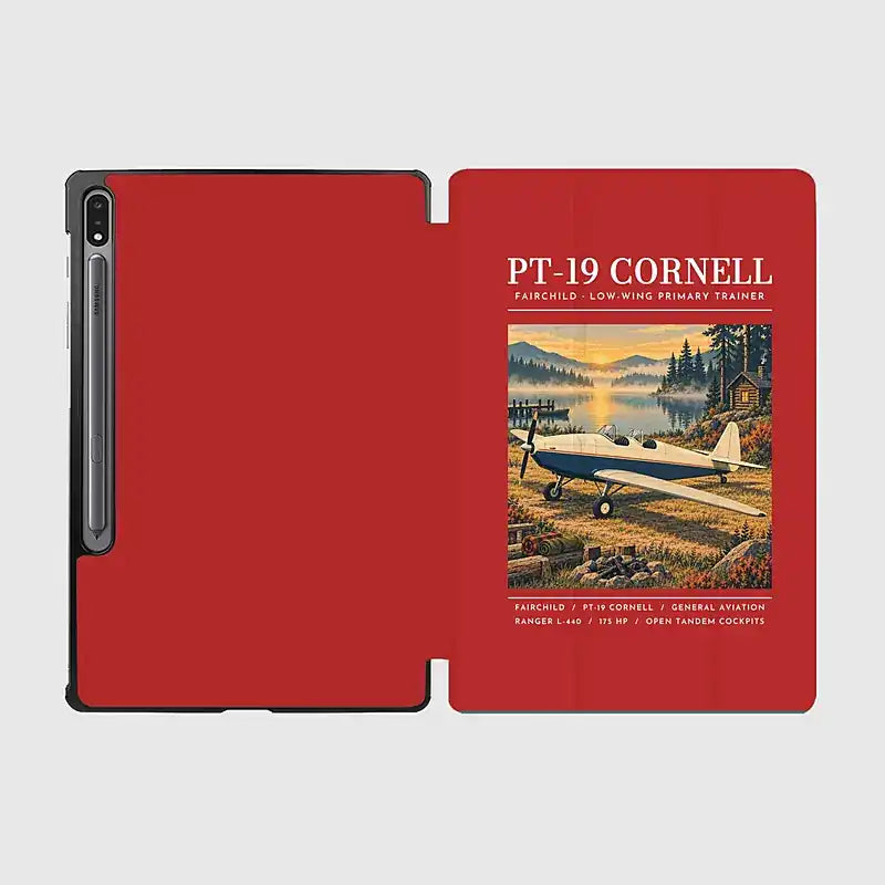 Fairchild PT-19 Cornell - Poster - Samsung Tablet - Red