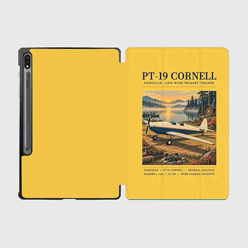 Fairchild PT-19 Cornell - Poster - Samsung Tablet - Yellow