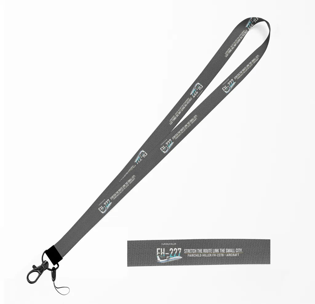 Fairchild Hiller FH-227B lanyard - gray