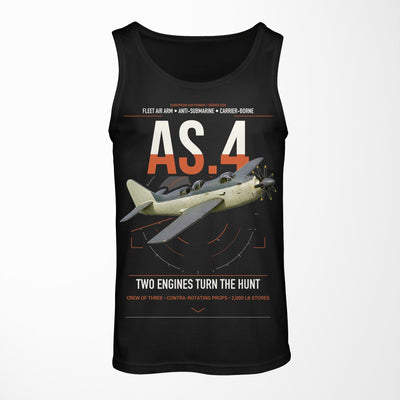 Fairey Gannet AS.4 design on black tank top