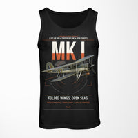 Thumbnail for Fairey Swordfish Mk I design on black tank top