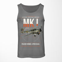 Thumbnail for Fairey Swordfish Mk I design on gray tank top