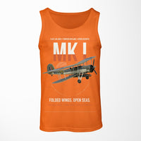 Thumbnail for Fairey Swordfish Mk I design on orange tank top