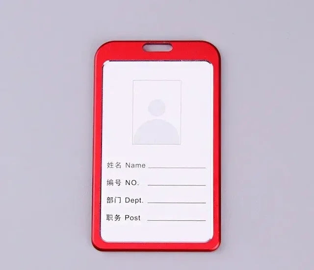 Aluminum Alloy Card Cover Case Bank Business Work Card Holder