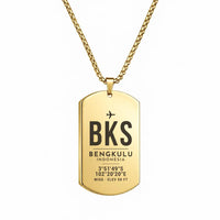Thumbnail for Fatmawati Soekarno Airport BKS - Necklace - Original Design - Gold