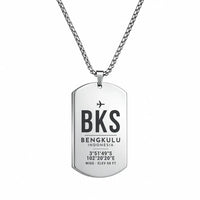 Thumbnail for Fatmawati Soekarno Airport BKS - Necklace - Original Design - Silver